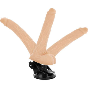 Dildo Vibrante Realistico con Base a Ventosa e Telecomando, 12 Modalità